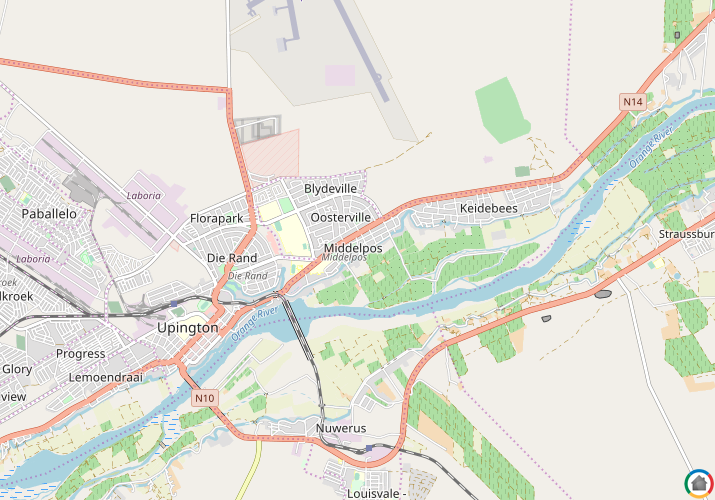 Map location of Middelpos